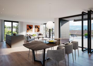 Exklusive und hochwertige 4.5-Zimmer-Terrassenwohnung - Ihr Traumdomizil mit Seesicht in Uerikon / ZH - Bild# 6